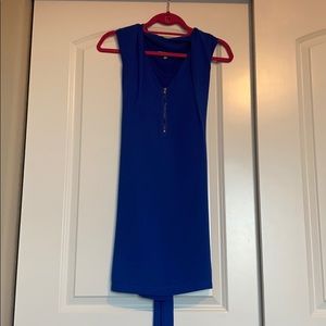 Naked Zebra blue dress